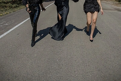 „Queens of Roses“ klipo filmavimas / Editos Nyork nuotr.