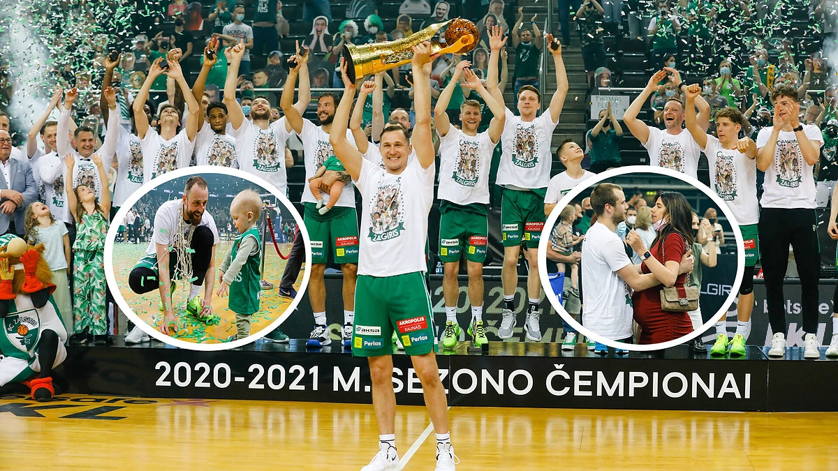 Kauno „Žalgiris“ – LKL čempionas / Teodoro Biliūno nuotr.