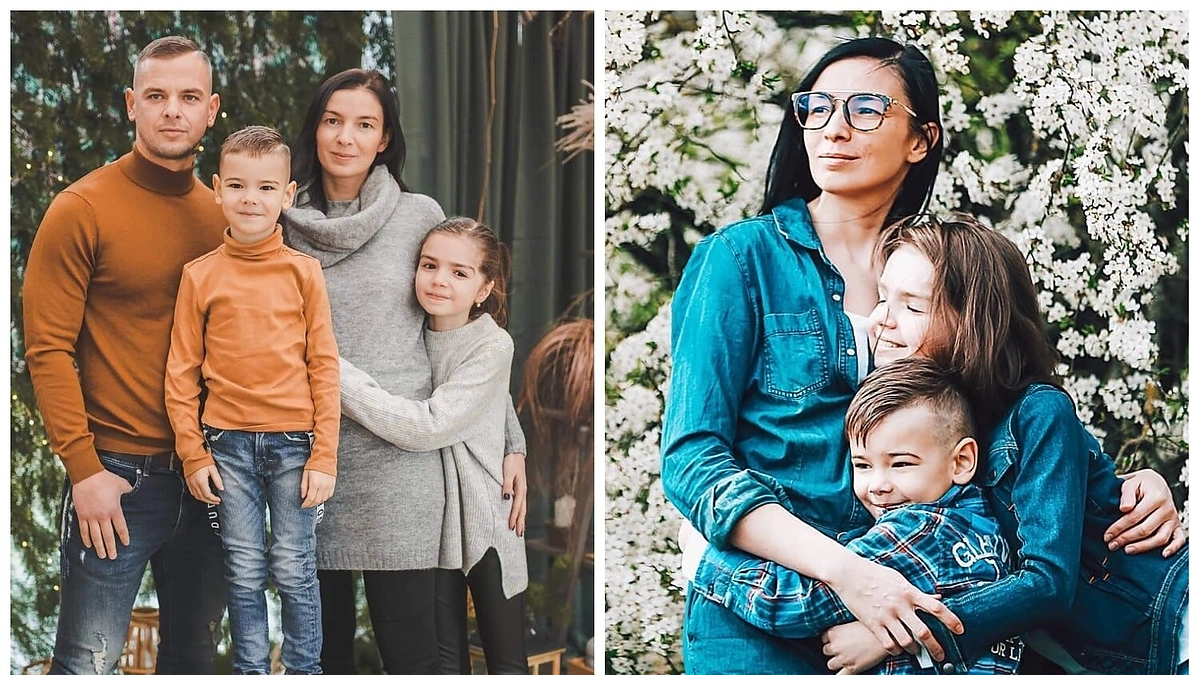 Neringa Stanevičienė su šeima