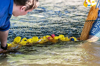 Labdaros renginys „Ančiukų lenktynės 2021“ / Sauliaus Čirbos nuotr.