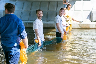 Labdaros renginys „Ančiukų lenktynės 2021“ / Sauliaus Čirbos nuotr.
