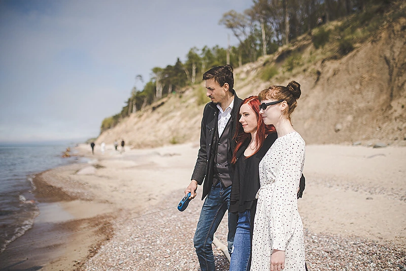 Valentinas su Kamile ir Kristina / „Fotoplunskna“ nuotr.