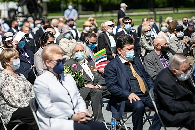 Gedulo ir vilties dienos minėjimas Lukiškių aikštėje / Pauliaus Peleckio nuotr.