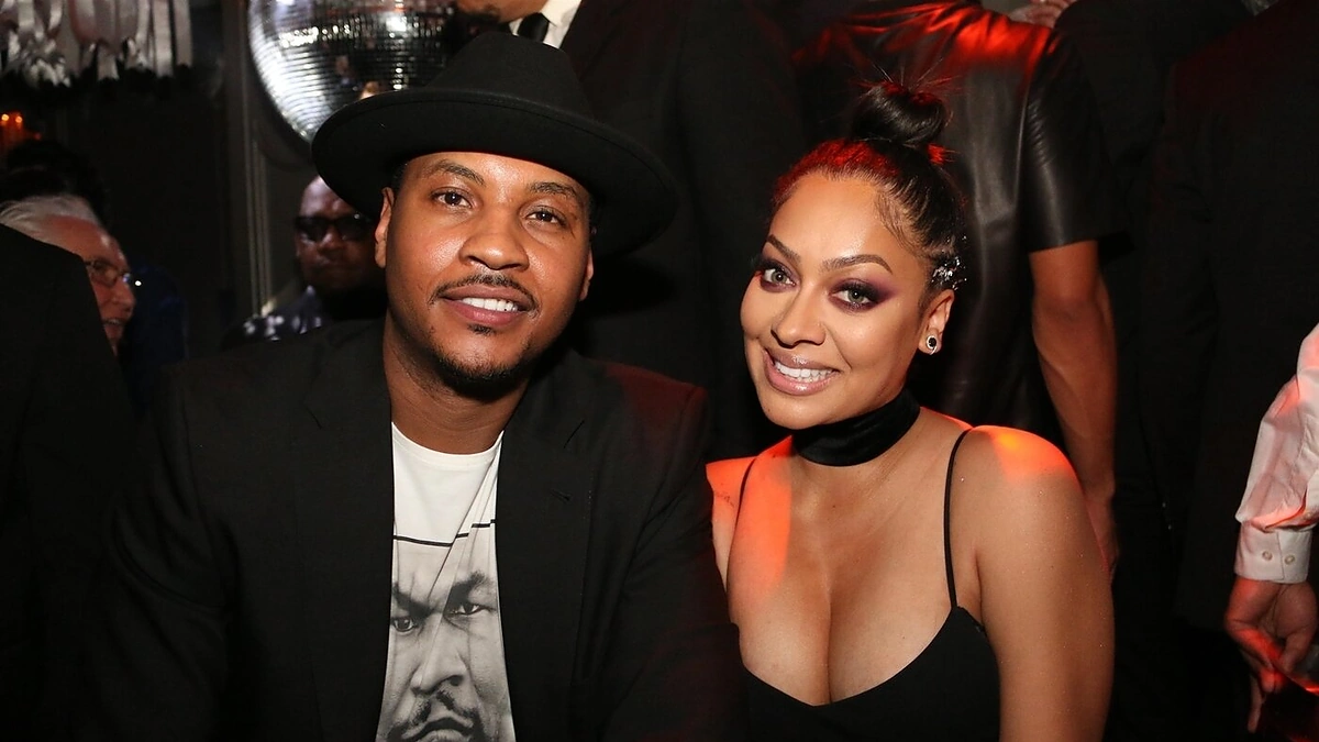 Carmelo ir La La Anthony / „Vida Press“ nuotr.