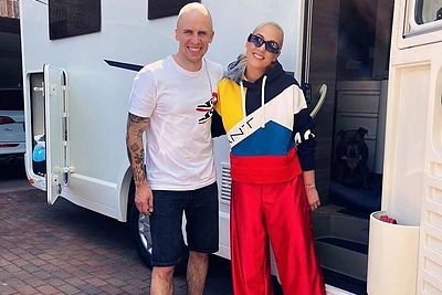 Indrė Stonkuvienė ir Vidas Bareikis / Asmeninio albumo nuotr.