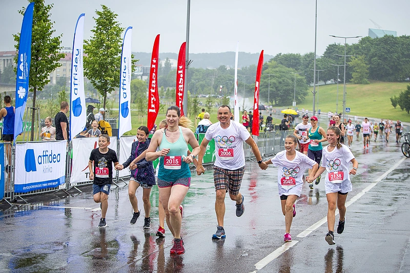 Olimpinės dienos akimirka / Roko Lukoševičiaus nuotr.