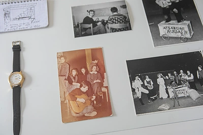 Vinilinės plokštelės „Mykolaitis“ pristatymo akimirka / Pauliaus Peleckio / „ŽMONĖS Foto“ nuotr.