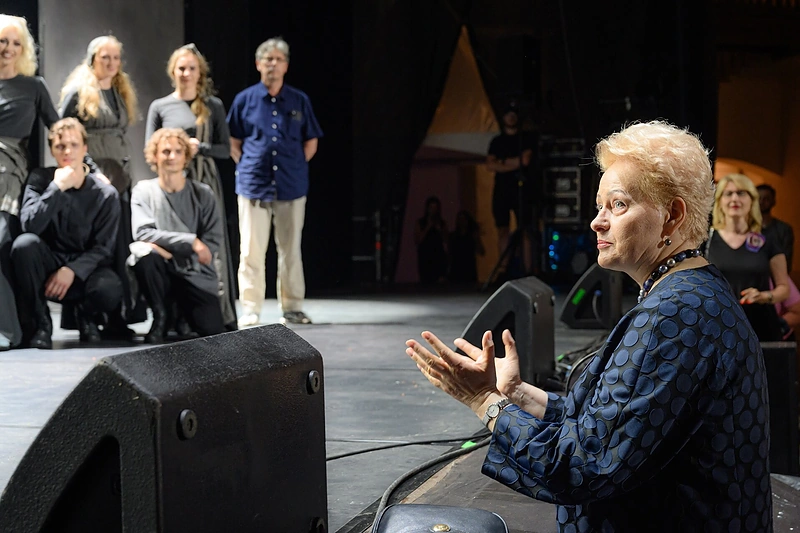 Koliažinė opera „Mažvydas“ / M.Aleksos nuotr.