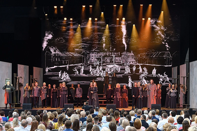 Koliažinė opera „Mažvydas“ / M.Aleksos nuotr.