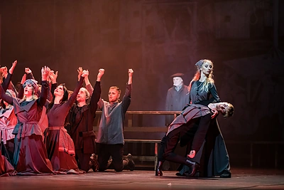 Koliažinė opera „Mažvydas“ Palngoje / Fotopolis.lt nuotr.