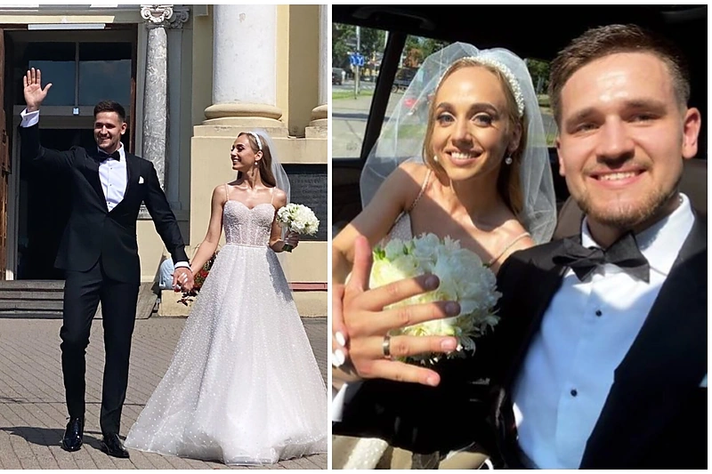 „Lietkabelio“ krepšininkas Margiris Normantas vedė „Ryto“ šokėją Deimantę Vareikaitę