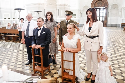 Vestuvių akimirka / Teodoro Biliūno / „ŽMONĖS Foto“ nuotr.