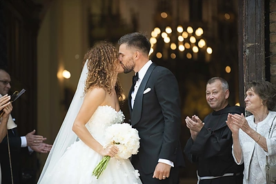 Dalios Belickaitės ir Edvino Šeškaus vestuvės / Arno Strumilos / 15min nuotr.