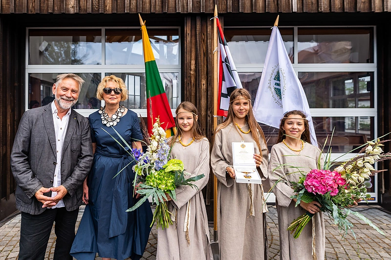 Iškilmingos ceremonijos akimirka / Domo Rimeikos nuotr.