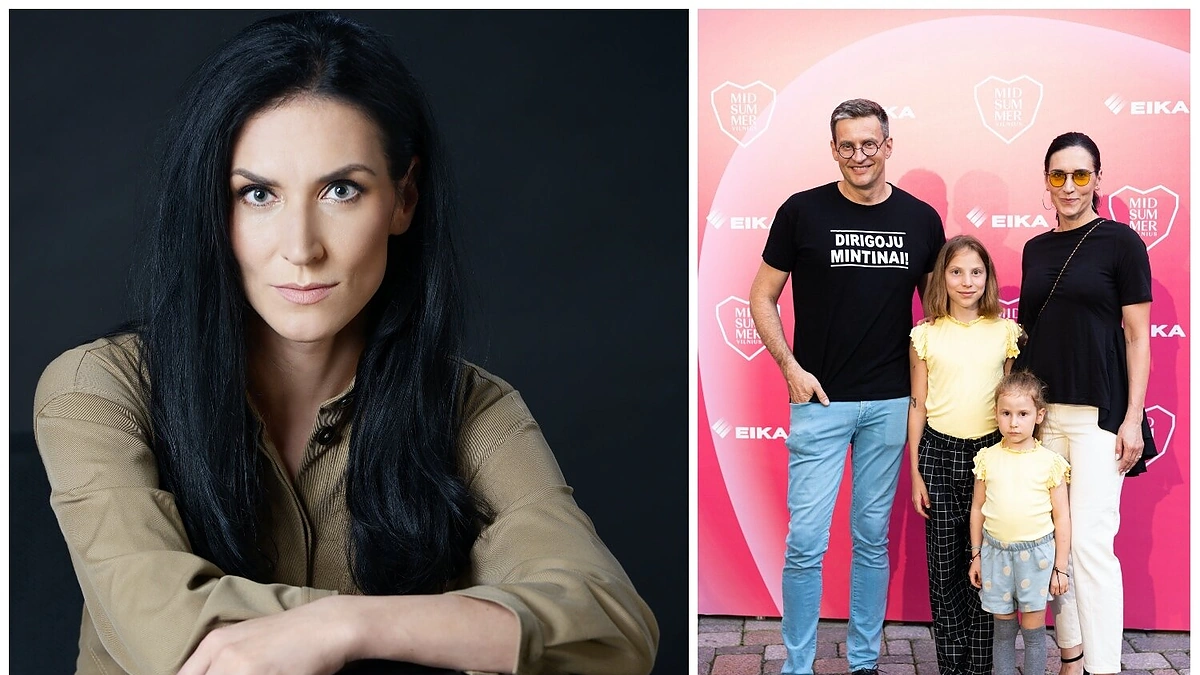 Ieva Prudnikovaitė ir Modestas Pitrėnas su vaikais / V.Abromaitytės ir Gretos Skaraitienės nuotr.