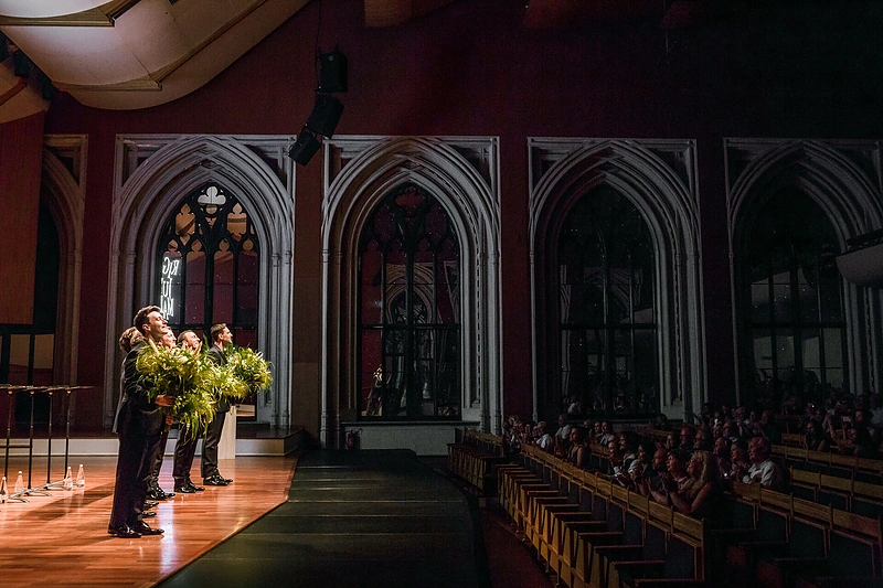 „The King's Singers“ koncerto akimirka