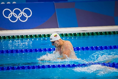 Pirmoji diena olimpiniame baseine / Kipro Štreimikio nuotr.