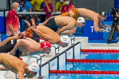 Pirmoji diena olimpiniame baseine / Kipro Štreimikio nuotr.