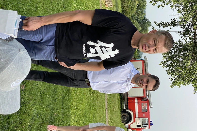 „Draugystė veža“ komandos „Mums pakeliui“ kelionės per Lietuvą akimirka