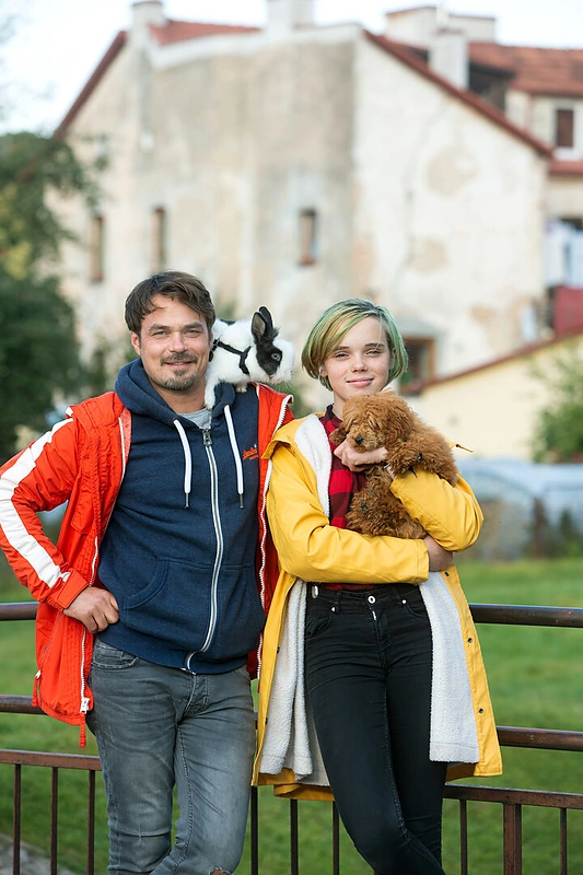 Leonardas Pobedonoscevas su dukra Emilija / Gretos Skaraitienės nuotr.