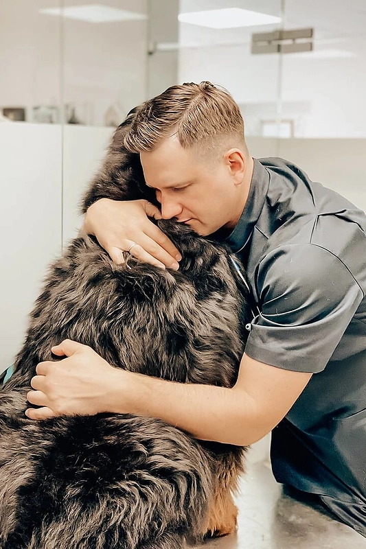 Veterinaras Paulius Morkūnas / Asmeninio albumo nuotr.