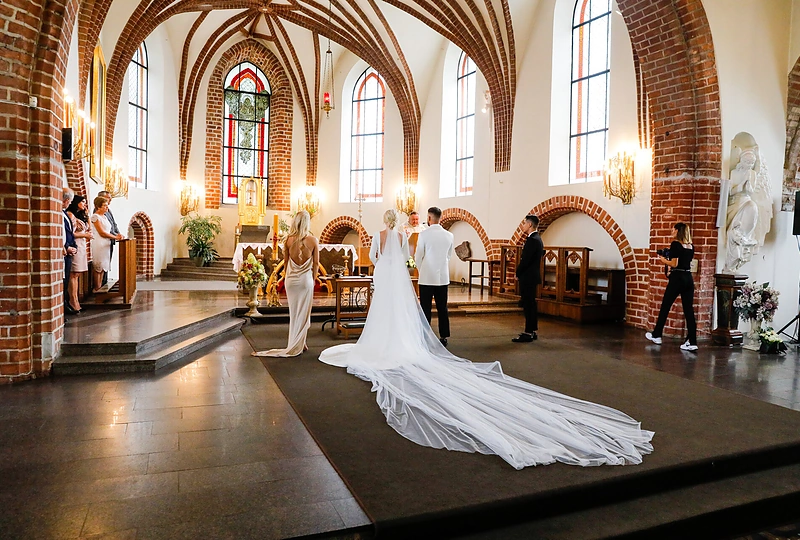 Marijos Grabštaitės vestuvių akimirka / Žmonės.lt nuotr.