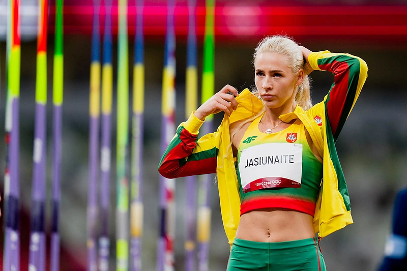 Liveta Jasiūnaitė – Tokijo olimpiados ieties metimo finale / K.Štreimikio nuotr.