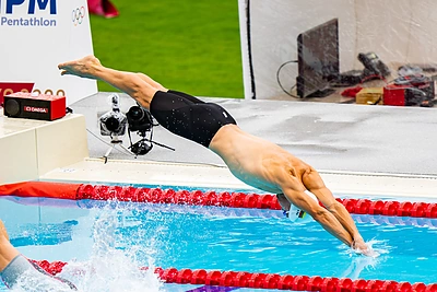 Justinas Kinderis penkiakovės rungtyse / Kipro Štreimikio nuotr.