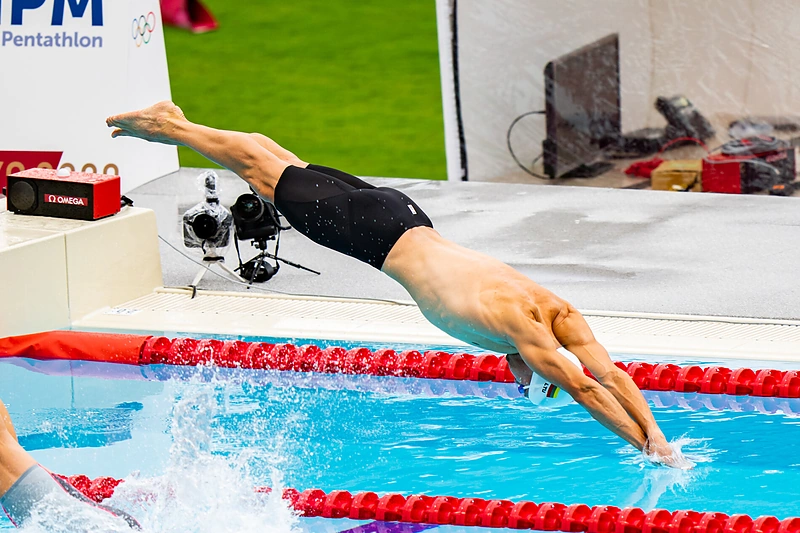 Justinas Kinderis penkiakovės rungtyse / Kipro Štreimikio nuotr.