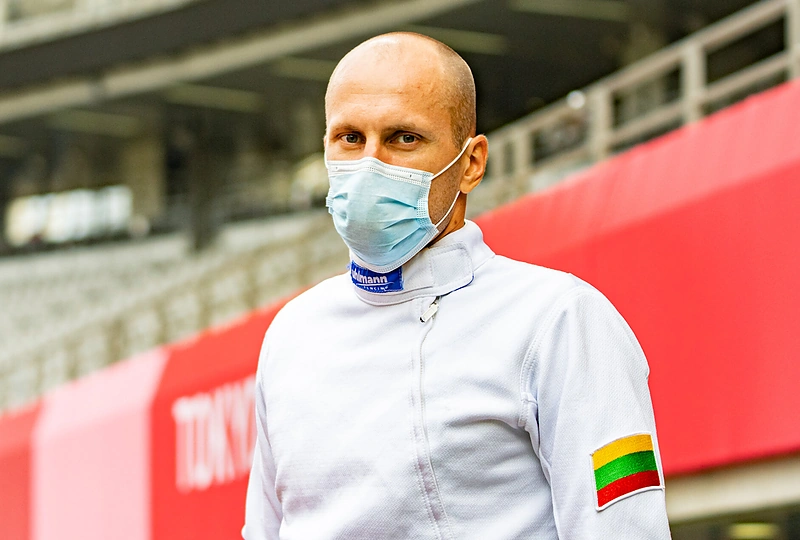 Justinas Kinderis penkiakovės rungtyse / Kipro Štreimikio nuotr.