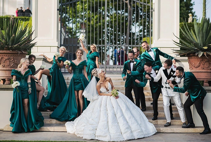 Sandra Skorupskaitė ir Dario Budimlic Italijoje iškėlė prabangią vestuvių puotą / Nakutis Photography nuotr.