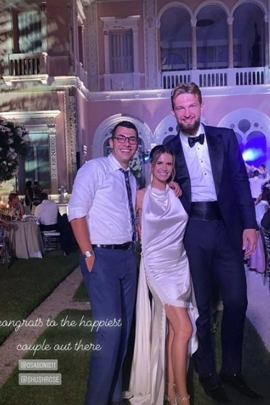 Domantas Sabonis ir Shashana Rosen / Socialinių tinklų nuotr.