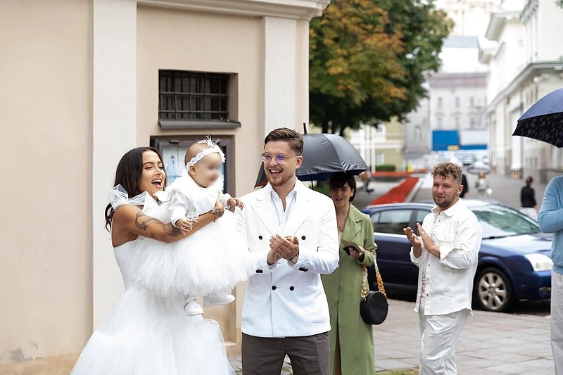 Krikštynų akimirka / Nerijaus Kuzmicko nuotr.