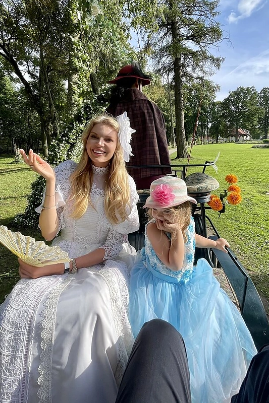 Solveiga Mykolaitytė su Idile / Asmeninio archyvo nuotr.