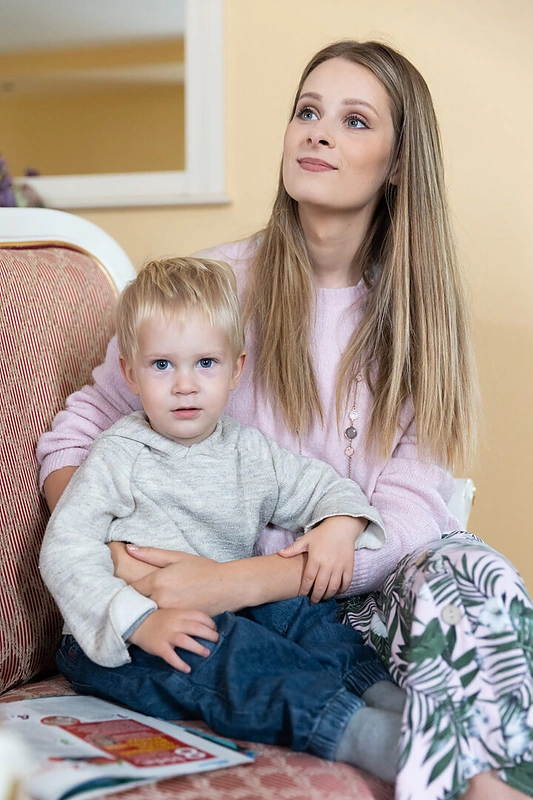 Skaistė Vievesė su sūnumi Vėju / Gretos Skaraitienės / „ŽMONĖS Foto“ nuotr.