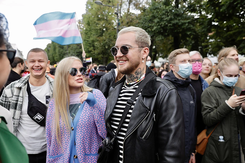 Naglis Bierancas su drauge / Teodoro Biliūno / „ŽMONĖS Foto“ nuotr.