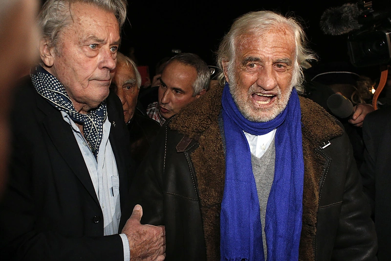 Alainas Delonas ir Jeanas Paulis Belmondo / Scanpix nuotr.