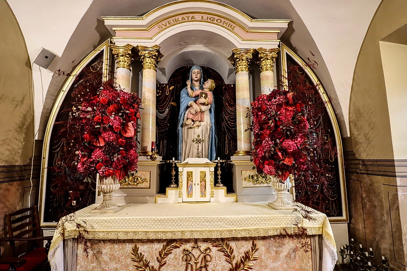 Floristikos kūriniai Šiluvoje