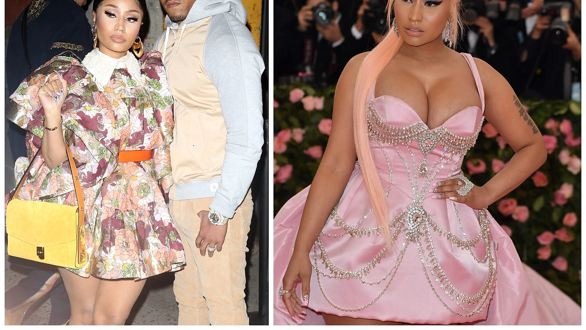 Nicki Minaj su sutuoktiniu Kennethu Petty / „Scanpix“ nuotr.