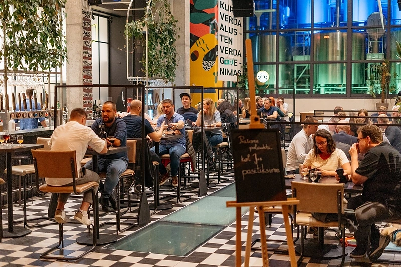 Degustacinio vakaro Klaipėdos gastrobare „Švyturys BHouse“ akimirka / Dano Macijausko nuotr.