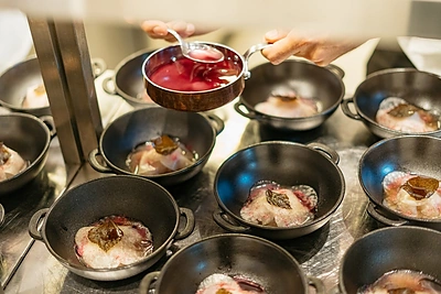 Degustacinio vakaro Klaipėdos gastrobare „Švyturys BHouse“ akimirka / Dano Macijausko nuotr.