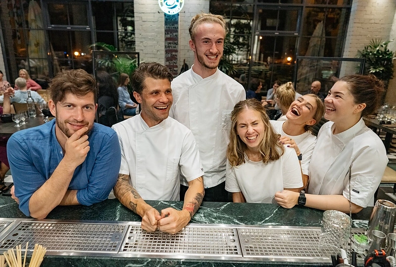 Degustacinio vakaro Klaipėdos gastrobare „Švyturys BHouse“ akimirka / Dano Macijausko nuotr.