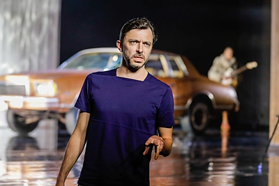 Dramos „Peras Giuntas“ repeticijos akimirka / Teodoro Biliūno / „ŽMONĖS Foto“ nuotr.