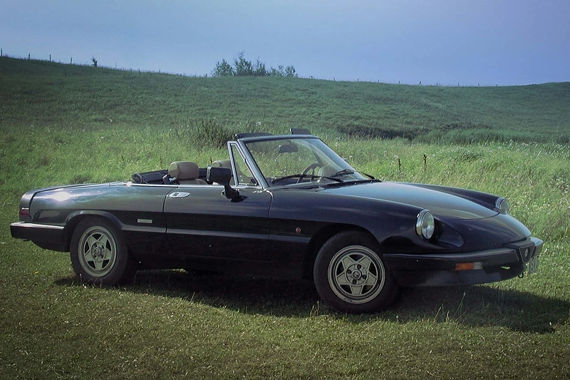 Andriaus Tapino įsigytas „Alfa Romeo Spider Pininfarina“