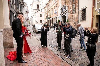 Natalijos Bunkės ir Edgaro Eidėjaus vestuvės / Žygimanto Gedvilos / BNS nuotr.