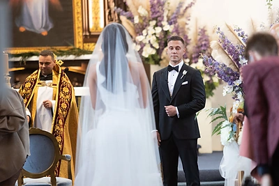 Indrės Burlinskaitės ir Liudo Vaisietos vestuvės / Gretos Skaraitienės / 15min nuotr.