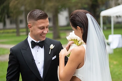 Indrės Burlinskaitės ir Liudo Vaisietos vestuvės / Gretos Skaraitienės / 15min nuotr.