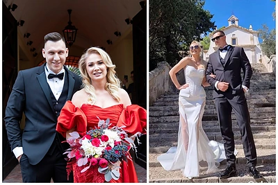 Natalija Bunkė ir Edgaras Eidėjus su būriu draugų Maljorkoje audringai švenčia vestuves