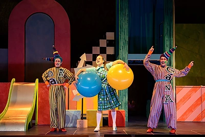 „Alisa stebuklų šalyje“ repeticija / Martyno Aleksos nuotr.