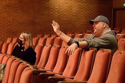 „Alisa stebuklų šalyje“ repeticija / Martyno Aleksos nuotr.